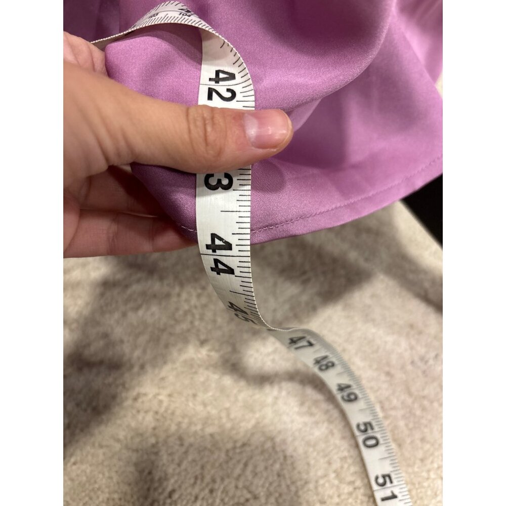 Pink Maxi Slip Dress With Spaghetti Straps & Criss-Cross Back Form Fitting S - Picture 12 of 12